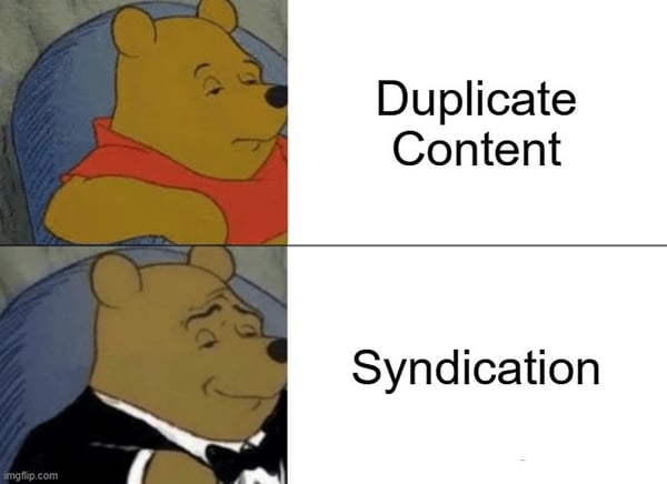 duplicate vs syndicated content
